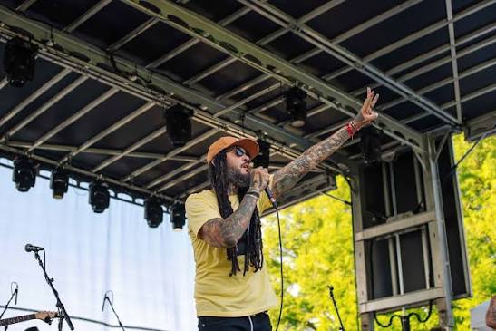 Gym Class Heroes performing live on stage
